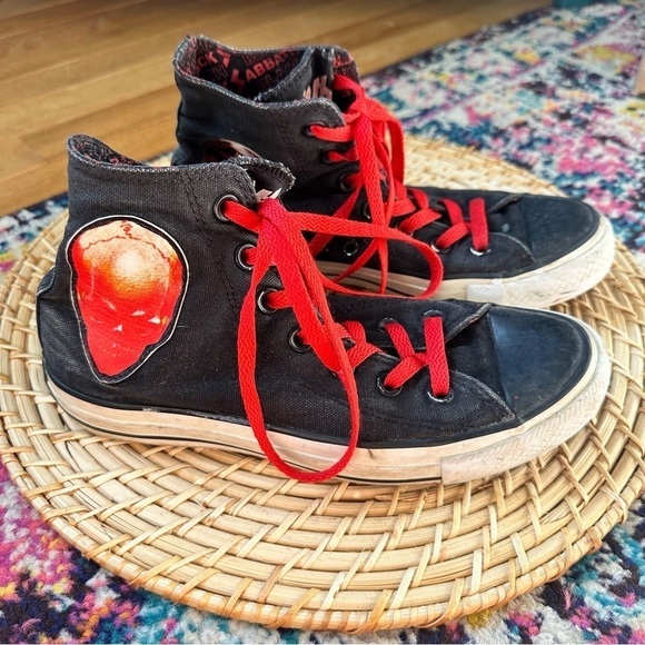 Converse Chuck Taylor Black Sabboth Bloody Sabboth High Top Sneakers - Picture 1 of 9